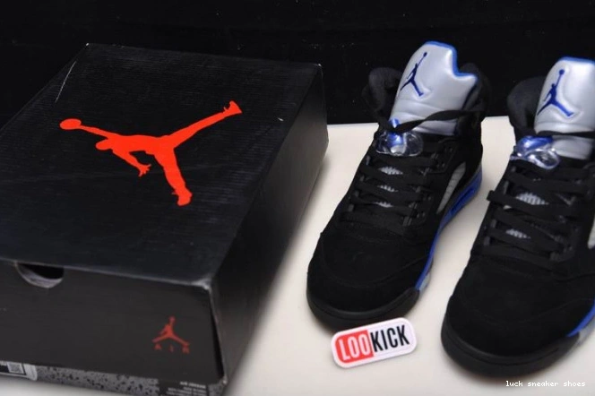 Reps LUCY Jordan Air 5 Racer Blue CT4838-004 0627